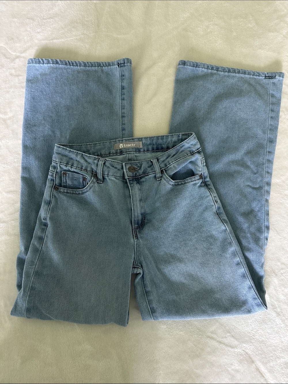 Tractr Light Blue Flare Jeans